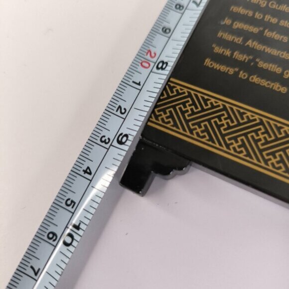 Chinese Painting Exquisite Lacquer Screen Featuring the Four Beauties Decor - Picture 10 of 13